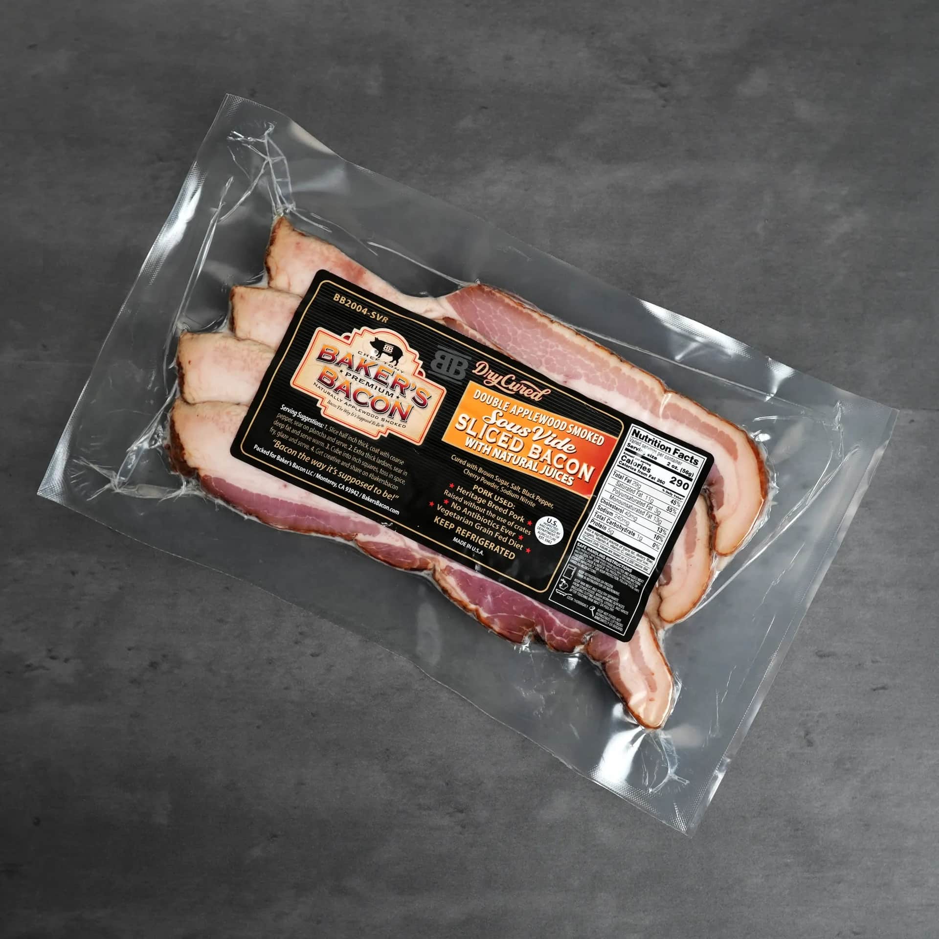 Double-smoked bacon