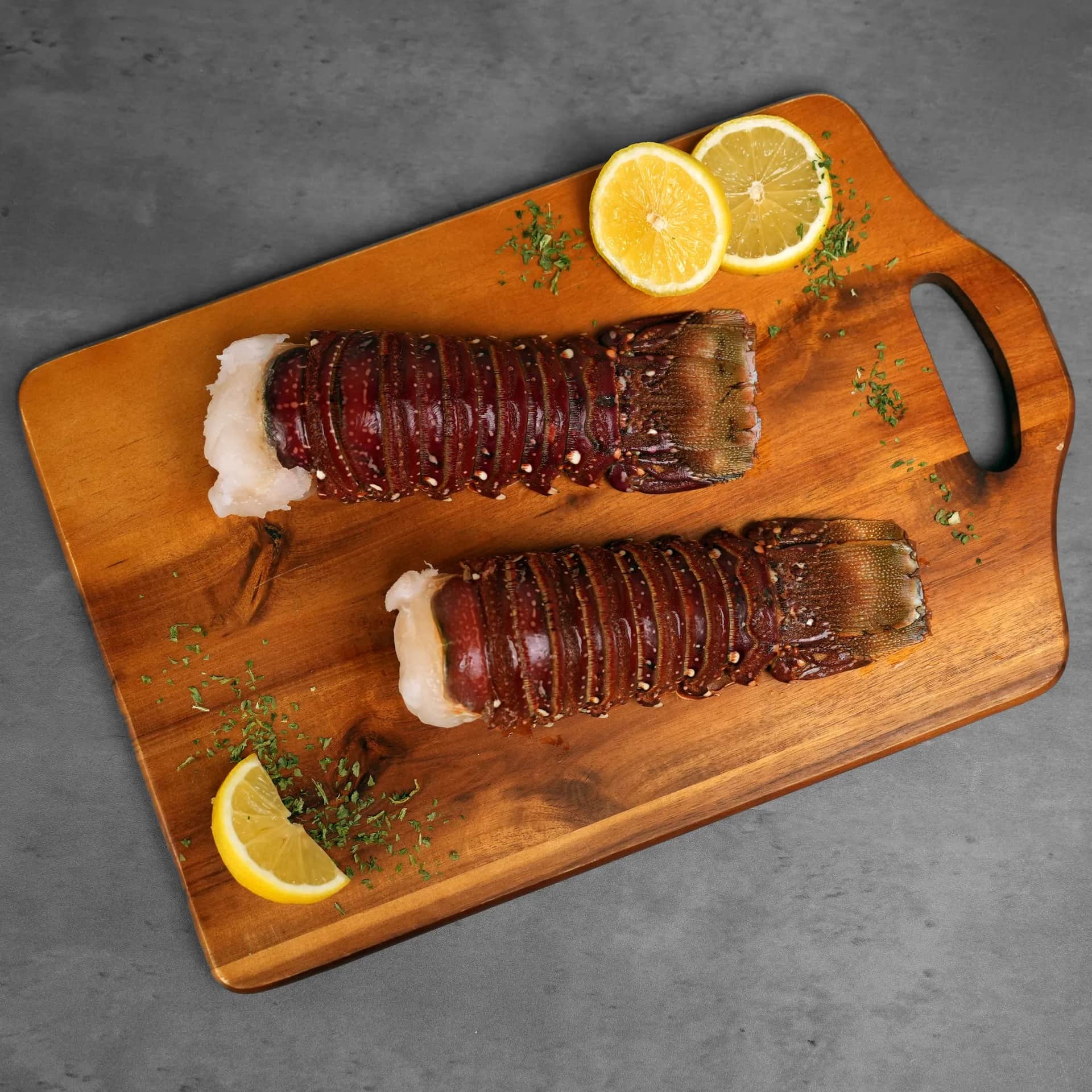 Cold-water lobster tails