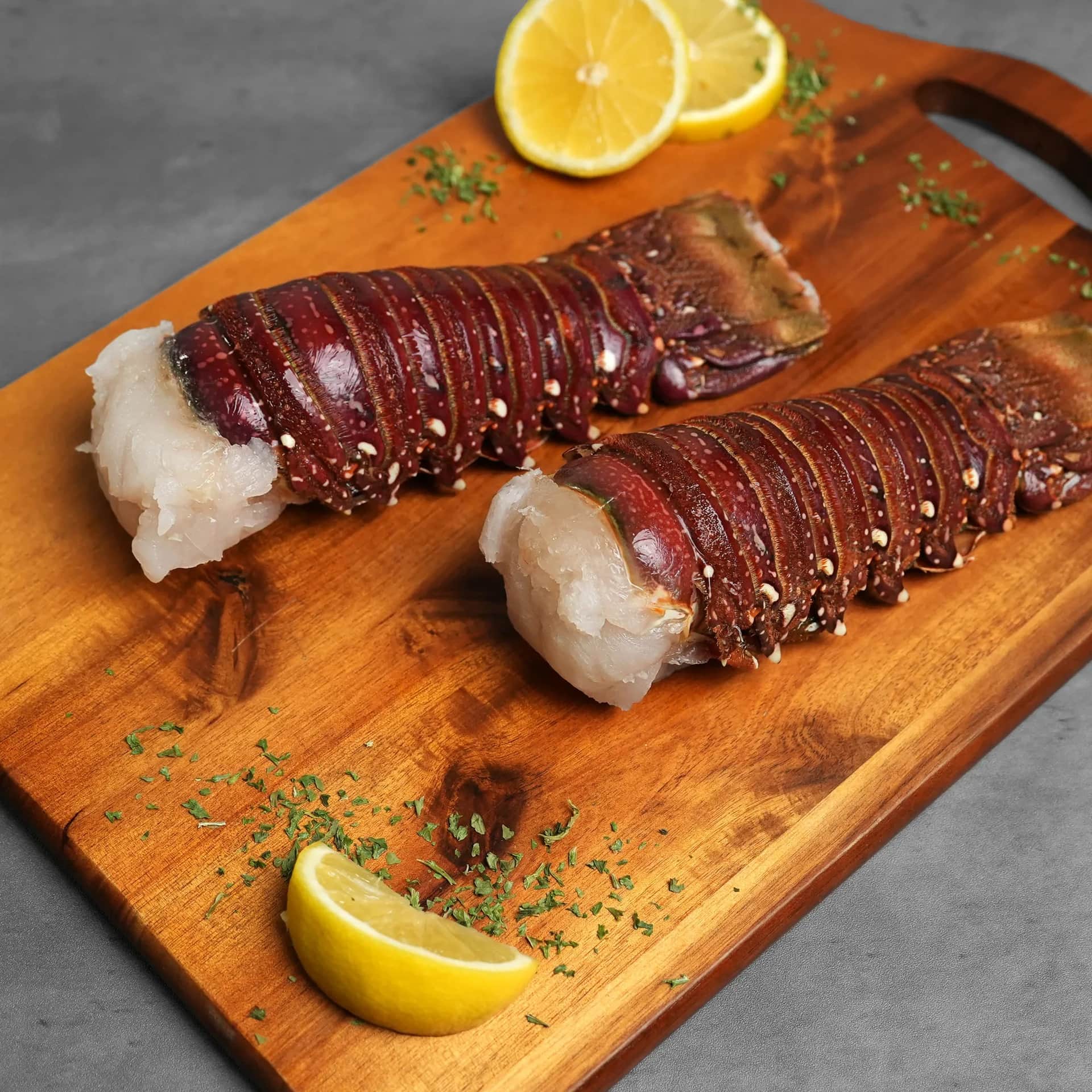 Cold-water lobster tails